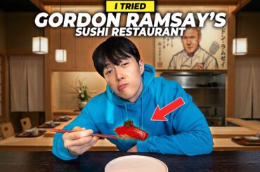 I Went to Gordon Ramsay's First Sushi Restaurant!