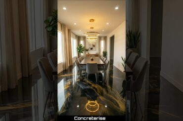 This dining room transformation is unreal🤯Wait until you see the floor #shorts #luxury #housetour