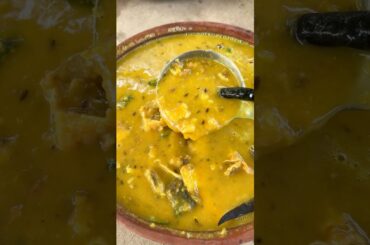 Mung Dal with Katla Fish Head | Bengali Village Cooking #shorts #cooking #recipe