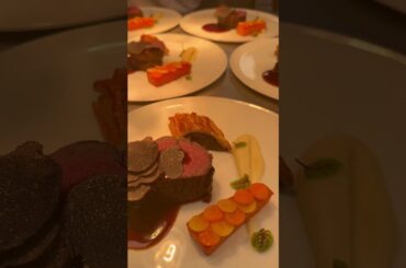 Fine dining dinner  at The Peninsula London