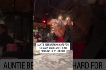 Auntie sleeping at dinner table #dinnertime #finedining ##sleepsounds