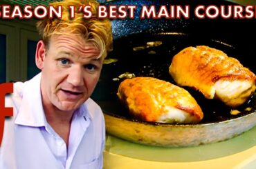 Gordon Ramsay Cooks Monkfish With Mussel Broth & Other Main Courses | The F Word | Gordon Ramsay