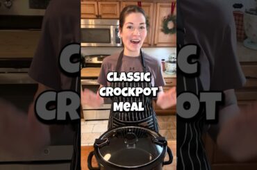 Classic Crockpot Meal! #fypシ #recipe #crockpot #cooking #slowcooker #easyrecipe #food #homemade
