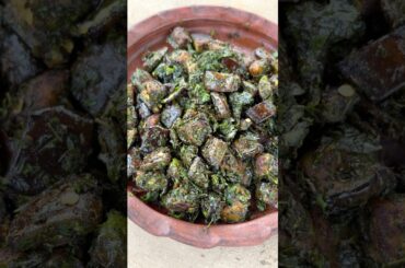 Village Style Neem Begun Fry | Simple Bengali Cooking #shorts #cooking #recipe