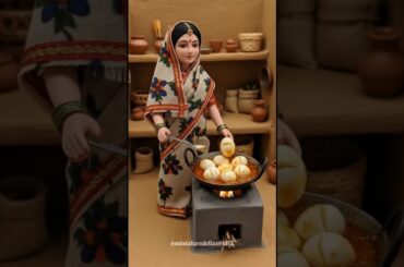 Miniature Doll Cooking Egg curry or Jeera Rice ASMR lTiny food #eggcurry#cooking#tiny#miniature#ASMR