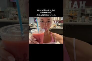 What I ate for brunch at the athlete dining hall! #dininghall #food #brunch #healthy #foodisfuel