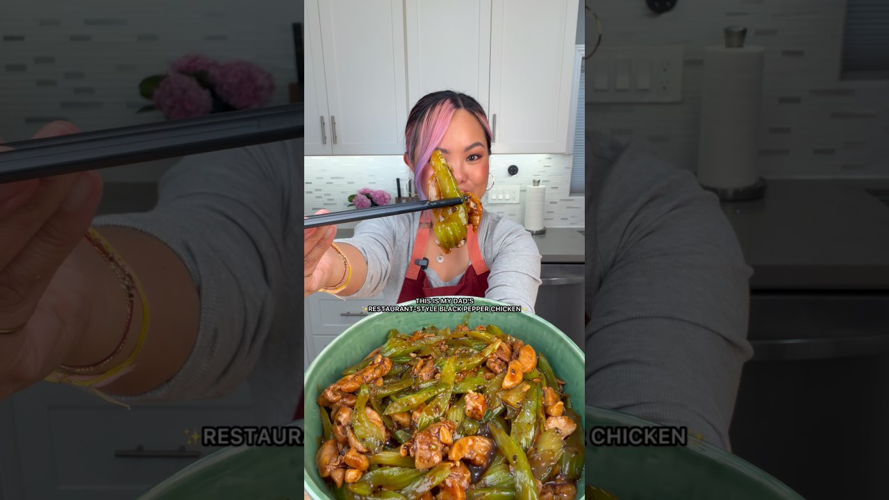 Restaurant-Style Black Pepper Chicken #recipe #cooking Restaurant-Style Black Pepper Chicken #recipe #cooking