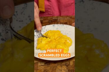 Perfect Scrambled Eggs: The 30-Second Secret You're Missing  #cooking #food #recipe