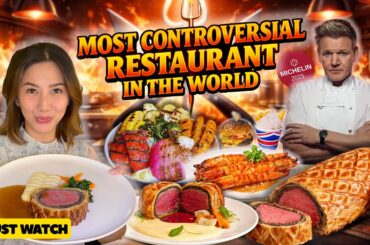 World’s Most CONTROVERSIAL Michelin Star CHEF & Restaurant | FAMOUS Beef WELLINGTON of Gordon Ramsay