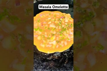 2 Eggs Masala Omelette | Quick Breakfast Recipe #Shorts #trending #cooking