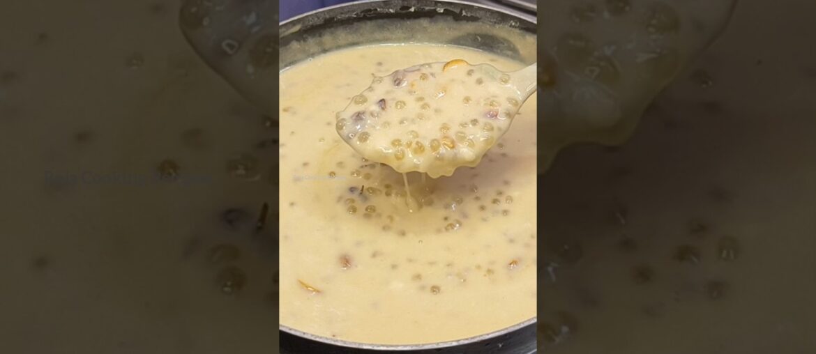 Saggubiyyam Payasam 😋 Full Video 👆 #shorts #saggubiyyampayasam #cooking #food #recipe #kitchentips