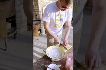 Homemade Chaka with Herbs and Garlic #travel #cooking