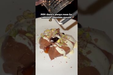 Tableside Chocolate Mousse