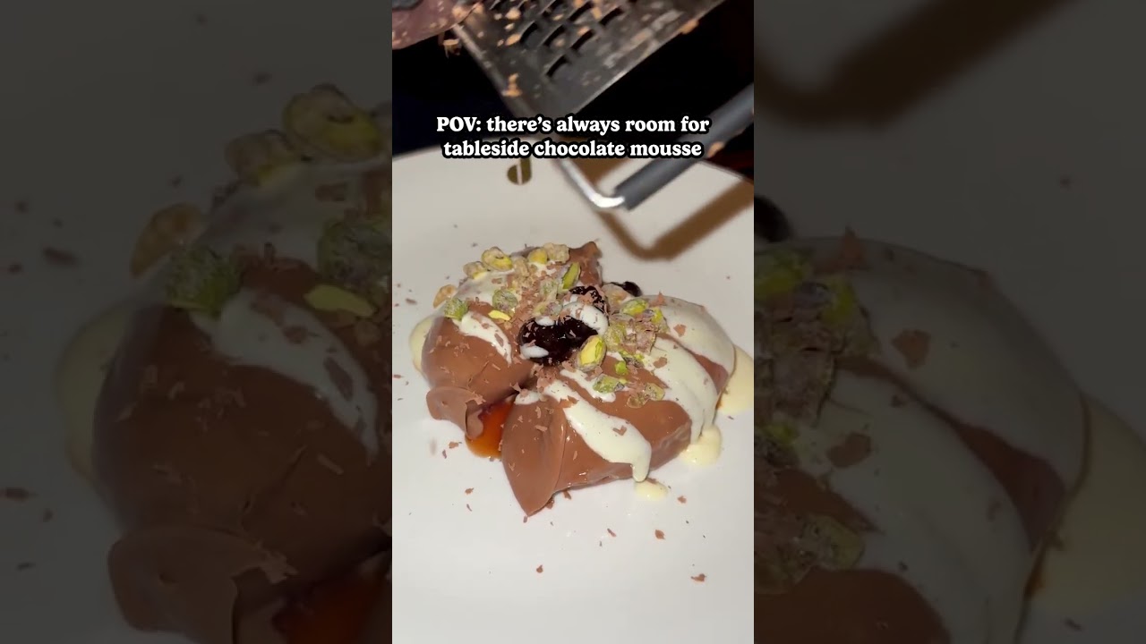 Tableside Chocolate Mousse Tableside Chocolate Mousse