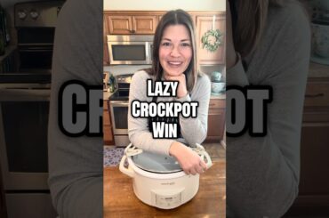 Lazy Crockpot Win #fypシ #recipe #cooking #easydinner #dinner #cooking #fun #easy #food #crockpot