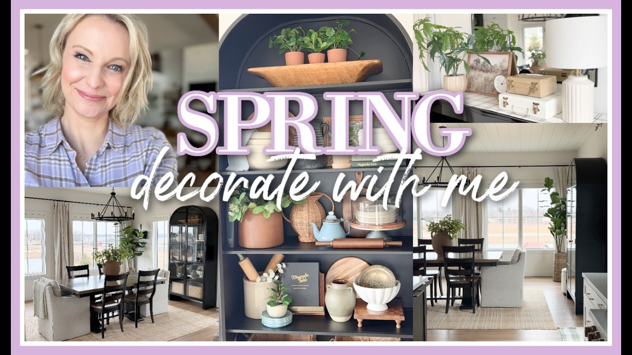 SPRING DECORATE WITH ME 2026 | SPRING DINING ROOM DECOR IDEAS SPRING DECORATE WITH ME 2026 | SPRING DINING ROOM DECOR IDEAS