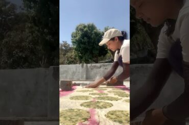 Pehli baar aalu kr papad bnaye😋#food #papad #homemade #cooking #recipe