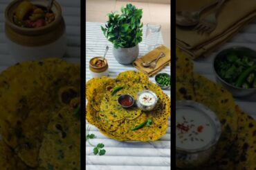 Methi paratha #methiparantha #methithepla #recipe #food #cooking #youtubeshorts