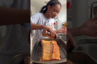 Zamoni cooked Sunday dinner 😋 #sundaydinner #littlechef #food