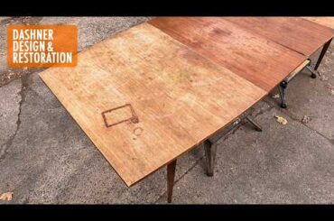 MCM Dining Table Restoration & Repair | Dillingham Disaster Table Gets A Delightful Makeover