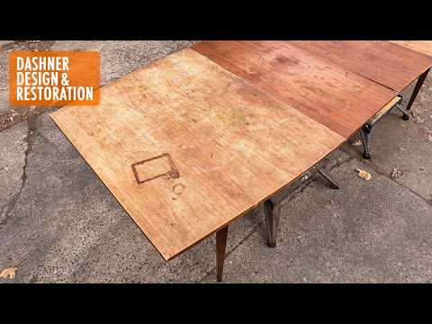 MCM Dining Table Restoration & Repair | Dillingham Disaster Table Gets A Delightful Makeover MCM Dining Table Restoration & Repair | Dillingham Disaster Table Gets A Delightful Makeover