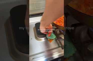once that stove’s cold, it’s x100 harder to clean up #stove #cooking