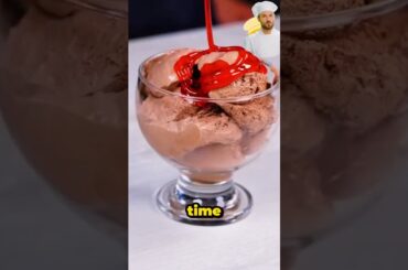 The Simplest Homemade Chocolate Ice Cream #cooking #food