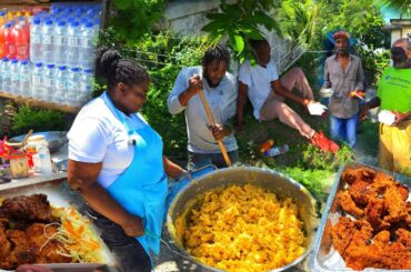 Old time cooking come back again ton carmel, fry & brown stew chicken cooking for our elderly
