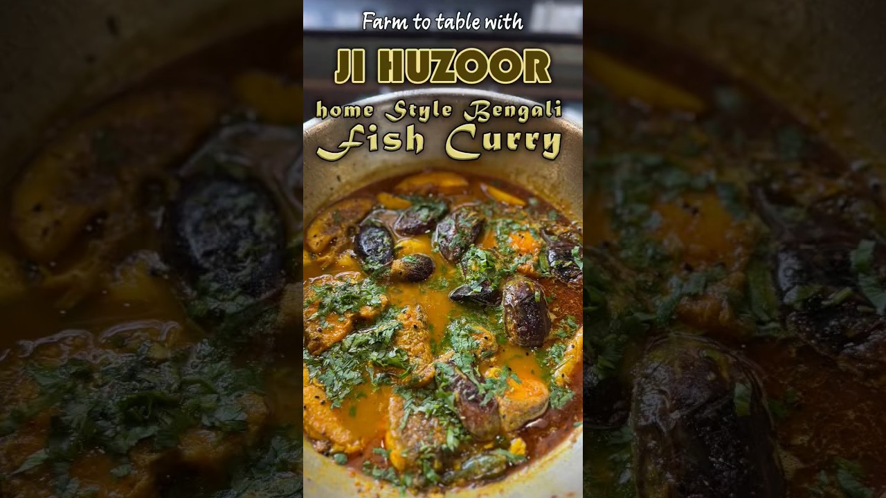 🐟 Homestyle Bengali Fish Curry | Farm to Table with Ji Huzoor 🌾Chef Harpal Singh 🐟 Homestyle Bengali Fish Curry | Farm to Table with Ji Huzoor 🌾Chef Harpal Singh