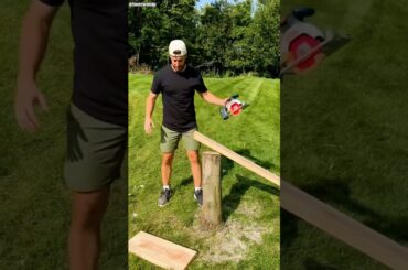 He Turned a Broken Tree Into a Beautiful Dining Table 🌳