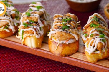 Crispy Chicken Crostini with Sesame Mayo Recipe By Food Fusion (Eid Special)