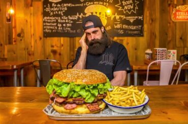 OVER 600 HAVE FAILED PORTUGAL'S BIGGEST BURGER CHALLENGE IN 10 YEARS! | BeardMeatsFood