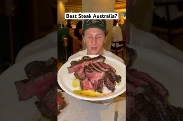 Trying the #2 ranked steakhouse in the world! 📍Margaret, Sydney #steak #steakhouse #australia