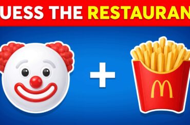 Guess the Fast Food Restaurant by Emoji? 🤔🍟 Ultimate Emoji Quiz Game