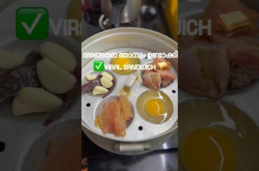 ✅Viral Sandwich🥪 Recipe ഉണ്ടാക്കിയലോ #shorts #recipe #sandwich #healthy #food #cooking #youtube