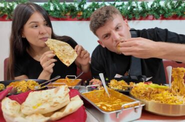 COUPLES TRYING INDIAN FOOD FOR THE FIRST TIME IN THE PHILIPPINES! *Biryani , Naan , Butter Chicken*