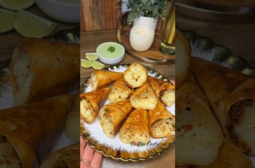 Conitos rellenos de carne molida y queso🤤 #ideasdecomida #recipe #food #cooking