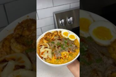 Steak & shrimp spicy ramen😋🫶🏼 #cooking #recipe #easyrecipe #food #cookwithme