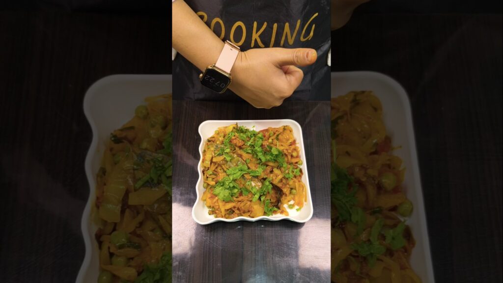 Indian Masala Cabbage #asmr #trending #trendingshorts #asmrsounds #cookingshorts #cooking #food