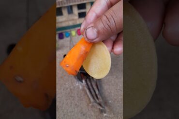 miniature gajar with panipuri #food #tinycolorfood #cooking #recipe #pleasesubscribe