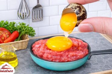 🥩 So Juicy Mini Roast Beef Classic Grilled Sandwich Recipe | ASMR Cooking Mini Food