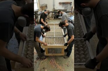 Making an AMAZING Epoxy Table from Egg Cartons! 🤯 #DIY