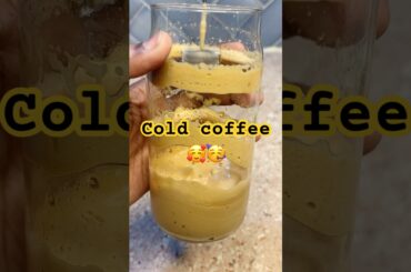 New glass 🥰❤️ with cold coffee 🥳 #cooking #foodie