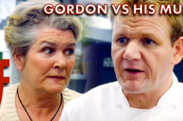 Can Gordon’s Mum Cook A Better Dessert Than Him? | The F Word | Gordon Ramsay