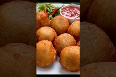 Chicken Bread Balls Recipe ♥️ #recipe #viral #food #cooking #youtubeshorts #chicken #snacks #bread