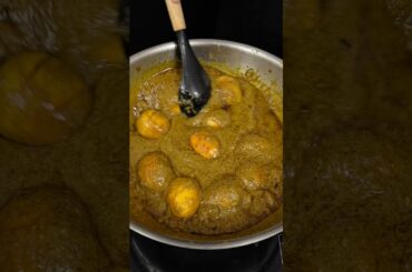 Afgani Egg Curry ASMR #cooking #viralreels #tinglefeast #eggcurry