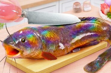 Best Tasty Seafood 😋 How To Cook Mini Cheetos Fried Catfish 🔥 Tina Mini Cooking