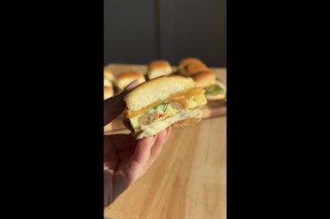 Sheet Pan Omelette Breakfast Sliders