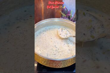 Eid Special Sheer Khurma Recipe #shorts #shortsfeed #cooking #eidspecial #trending