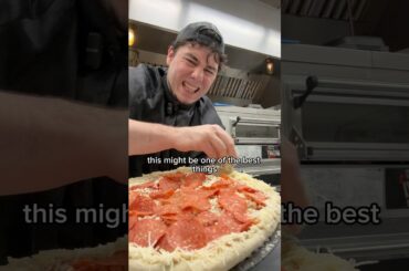 DOUBLE STUFF CRUST PIZZA?!? #youtube #shortvideo #shorts #food #viral #trend #trending #cooking #wow